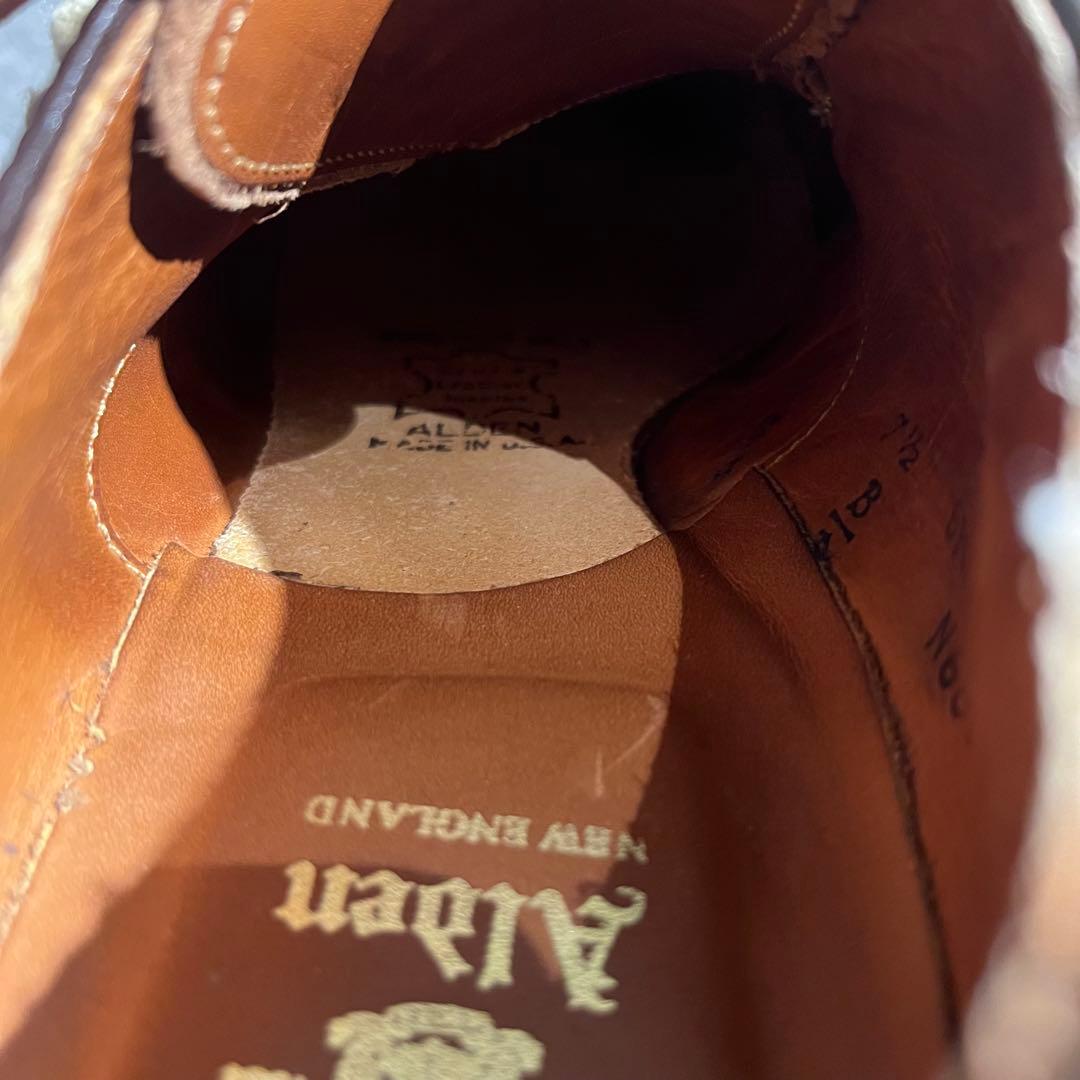 Alden カーフVチップ　モディファイドラスト　7 1/2