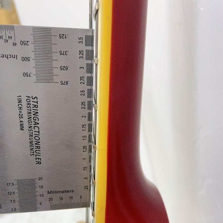 ギャラン GALAN レスポール 虎目 LEAD ROCK レッド