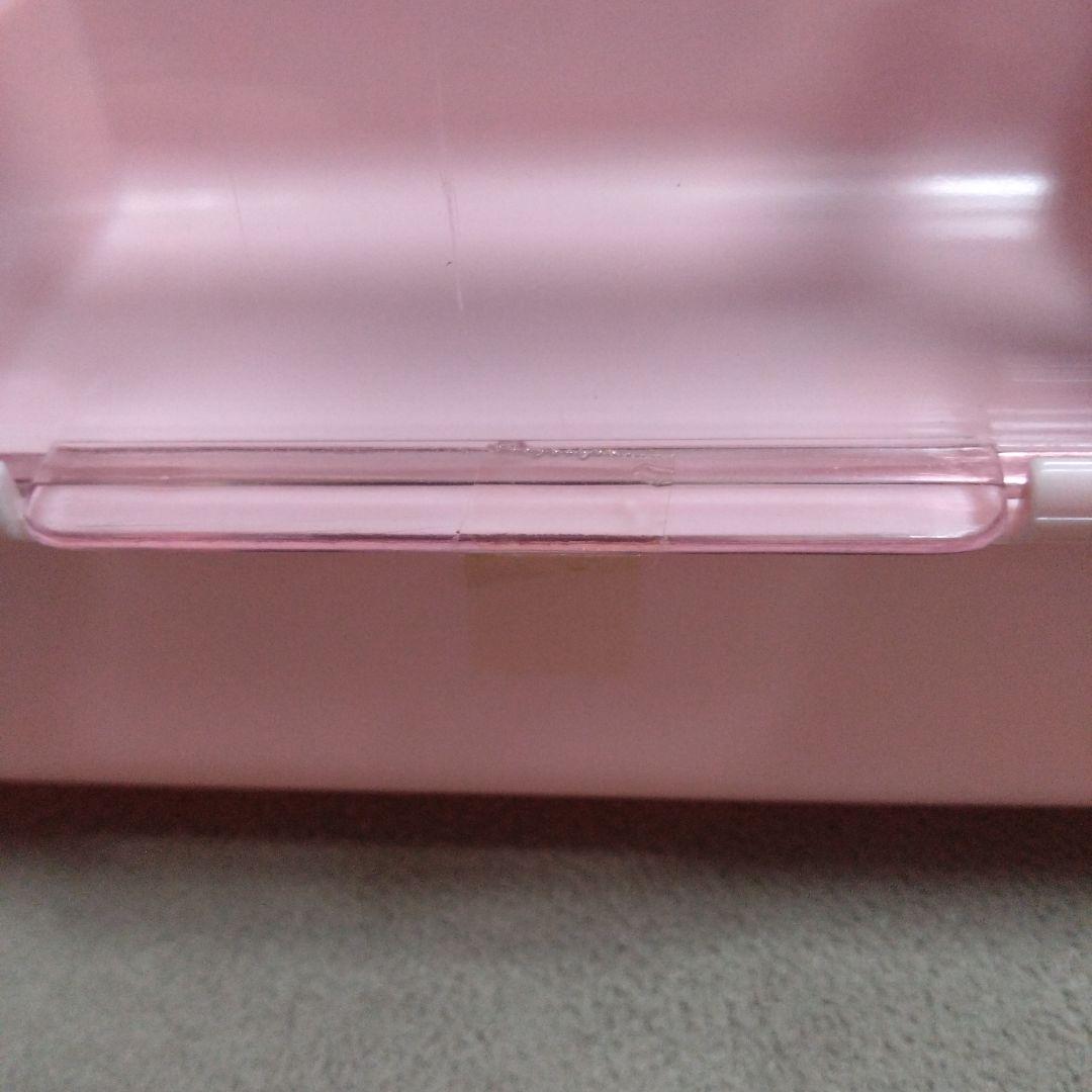 年代物　未使用品　Hello Kitty フードケース　収納ボックス ピンク