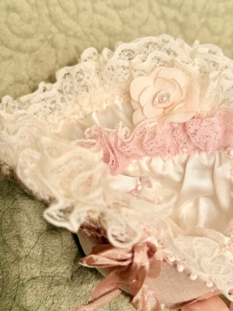 作家物ボンネット　iMda ドール アウトフィット　ハンドメイド帽子　着せ替え服