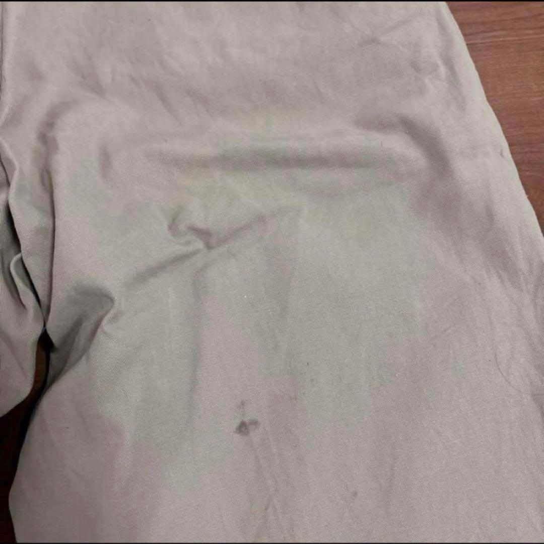 60s アルミジッパー　米軍　実物　軍チノ　COTTON サイズ32×31