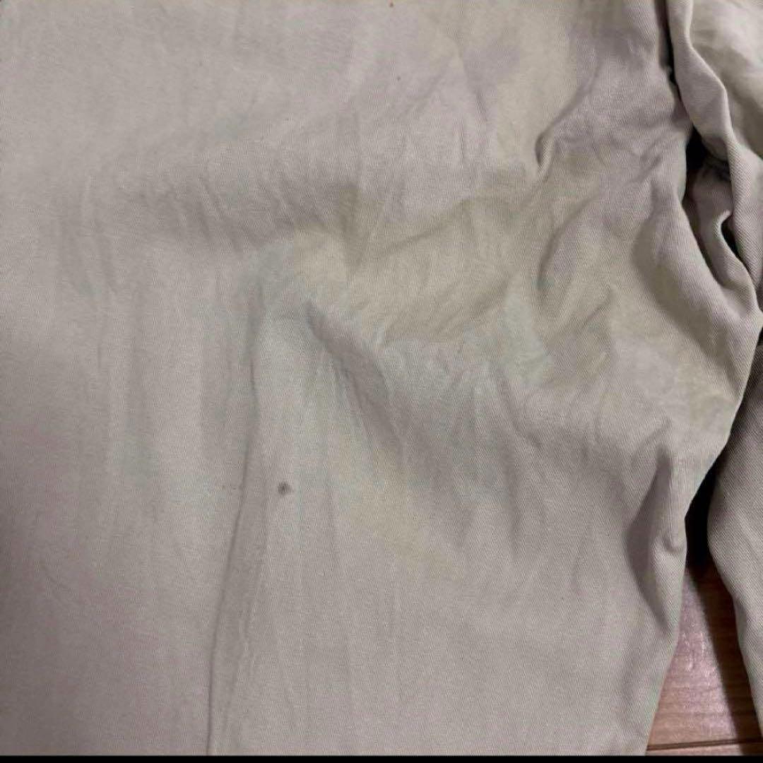 60s アルミジッパー　米軍　実物　軍チノ　COTTON サイズ32×31