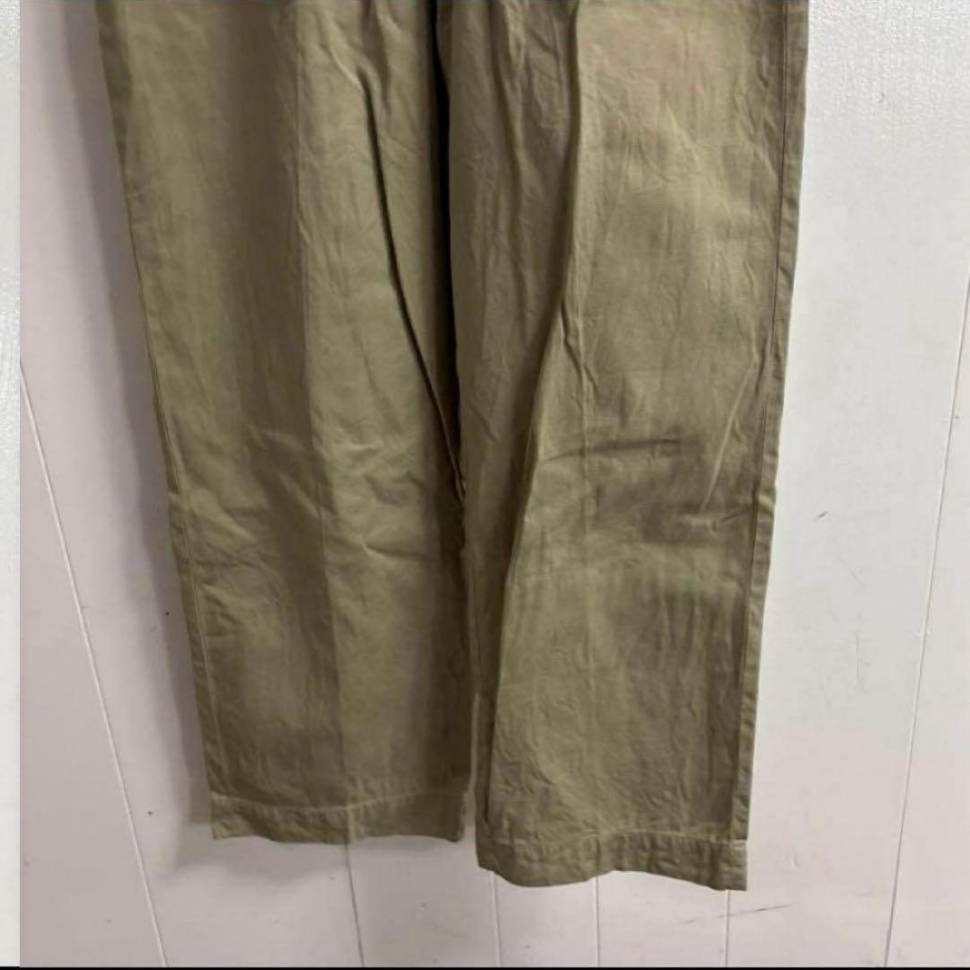 60s アルミジッパー　米軍　実物　軍チノ　COTTON サイズ32×31
