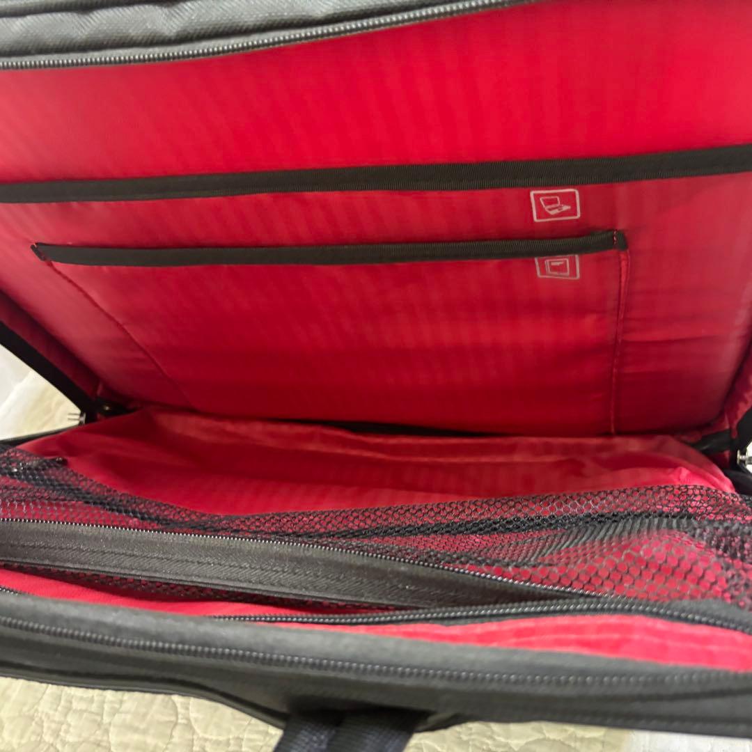 希少 サムソナイト 2輪 キャリーバッグ スーツケース　大容量　2層