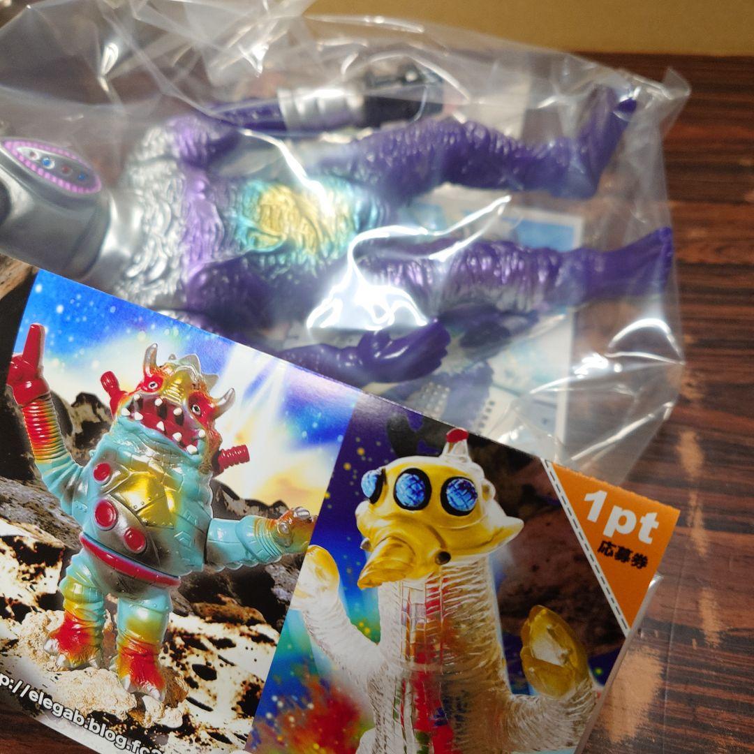 エレガブ　ソフビ　グラビトン　プラロイドマン　セット　インディーズソフビ