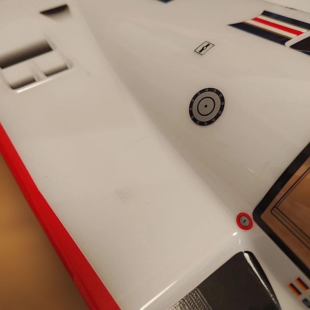 そ*）様 タミヤ　ポルシェ956 塗装済みボディセット　ロスマンズ対応タイプ