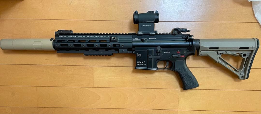 東京マルイ　次世代電動ガン　hk416 デルタカスタム　カスタム品