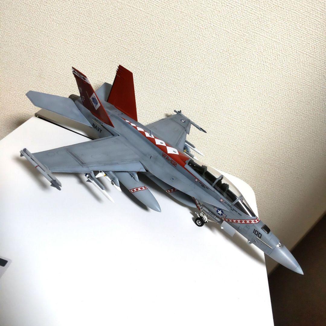 戦闘機プラモデル完成品ハセガワ1/48F-18スーパーホーネット