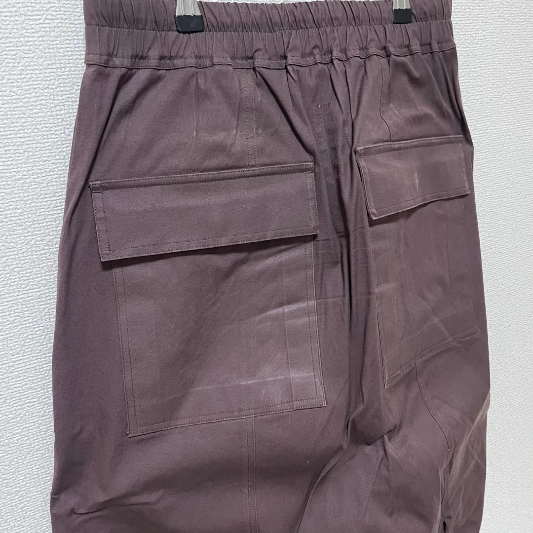 【早い者勝ち！】rick owensダークブラウン サルエルパンツ ゴムウエスト