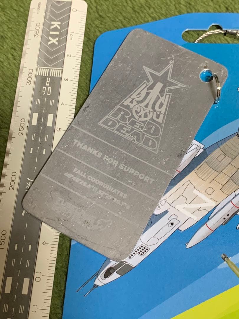 ロシア空軍 攻撃機 Su-25 SM フロッグフット キーホルダー タグ 実機