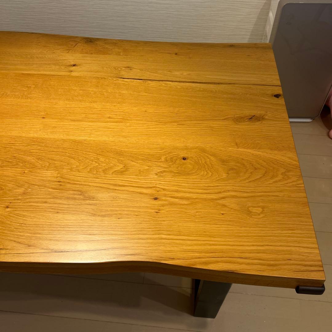 ダイニングテーブル　160cm オーク　一枚板風
