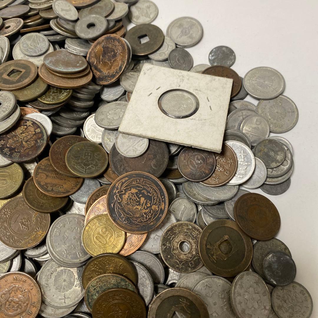 日本の古銭 明治 大正 昭和 レトロ まとめ売り 正味4.4Kg NO.53