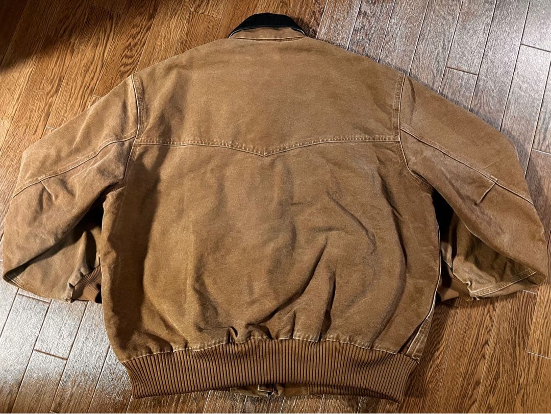 【極上フェード】00s カーハート サンタフェジャケット ブラウン 2XL 中綿