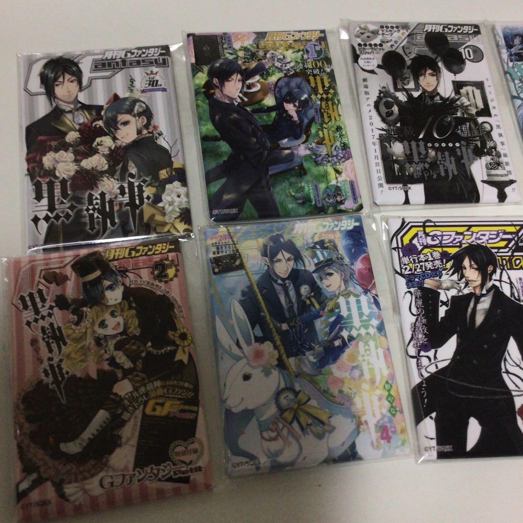 黒執事 スクエア缶バッジ Gファンタジー 30th Anniversary
