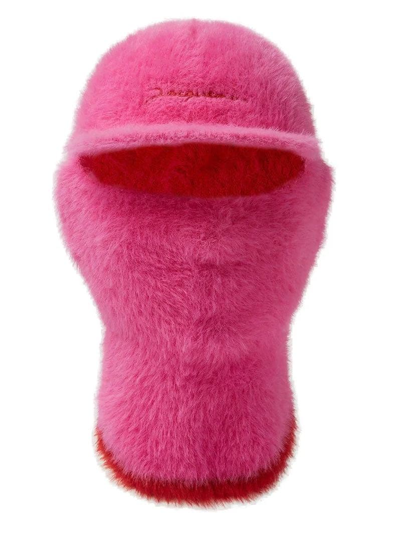 【コロッケ】Jacquemus ピンク キャップ付きニット帽