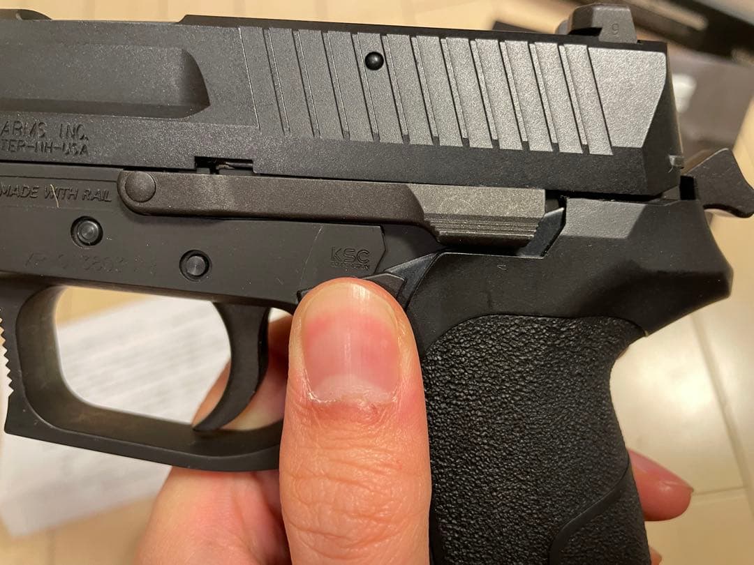 KSC SIG sp2022 ガスガン ブラック