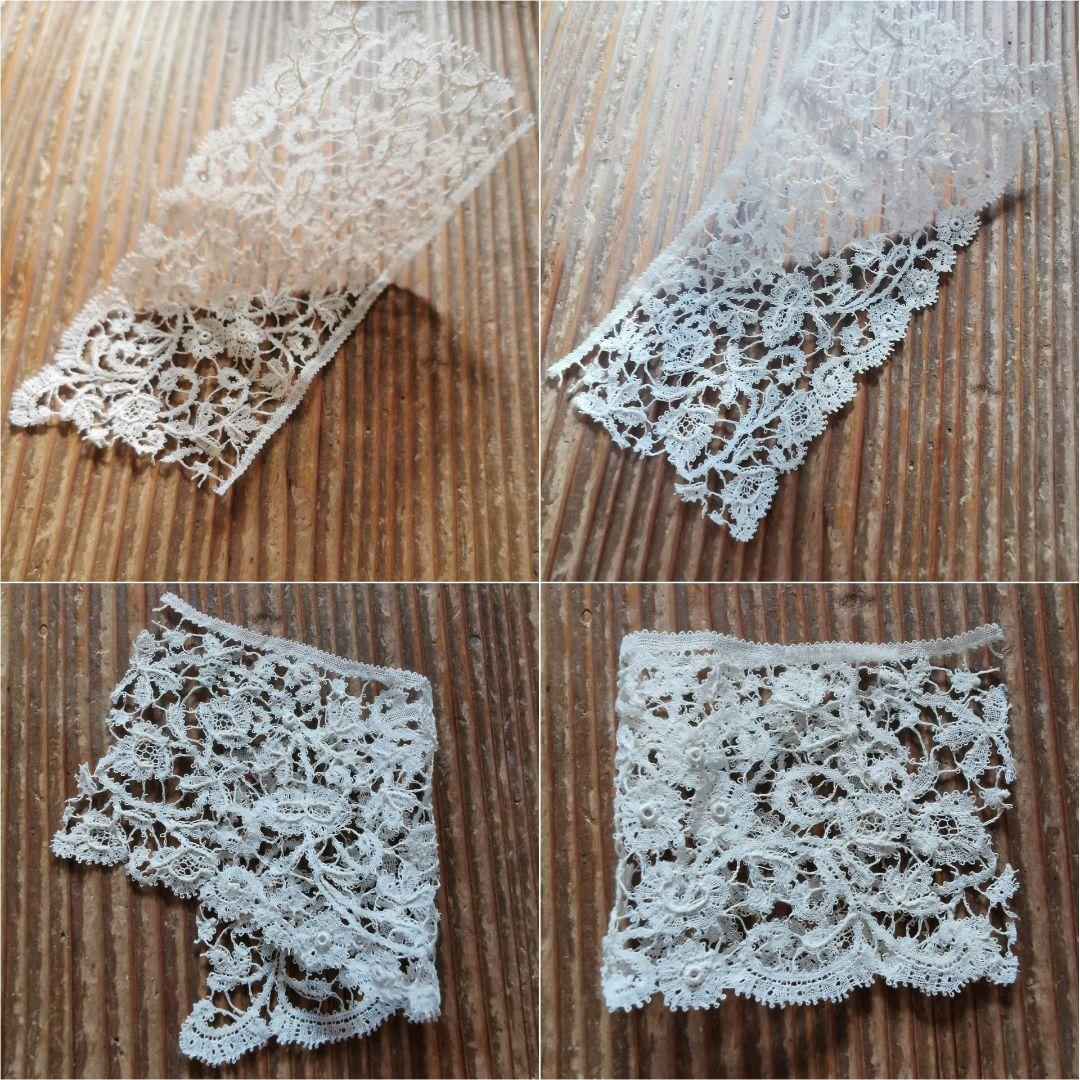 アンティークベルギー ロザリンペルレ 薔薇と小花のレース ニードル刺繍 額装品