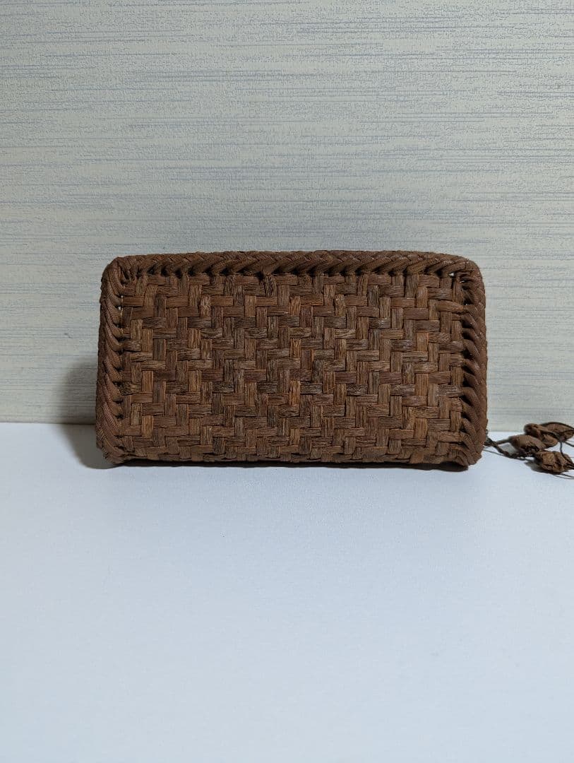 【極美品】山葡萄(やまぶどう) 長財布 網代編み 最高級天然素材 バッグ