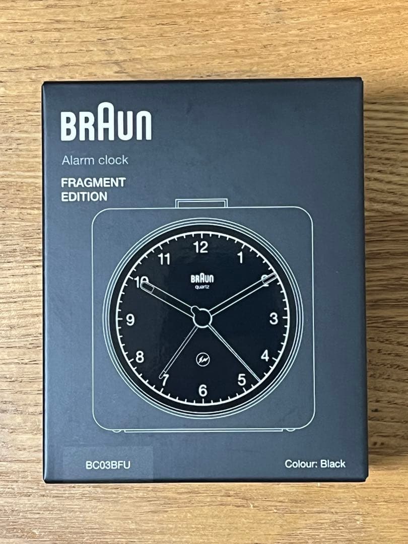 新品 BRAUN fragment alarm clock フラグメント 置時計