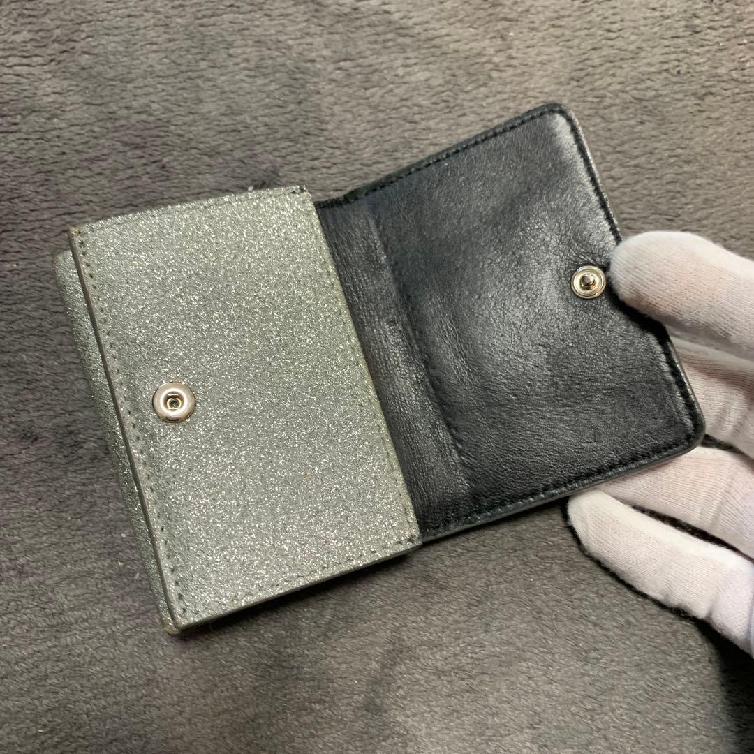 バレンシアガ　BALENCIAGA ラメ　グリッター　キラキラ　シルバー0708