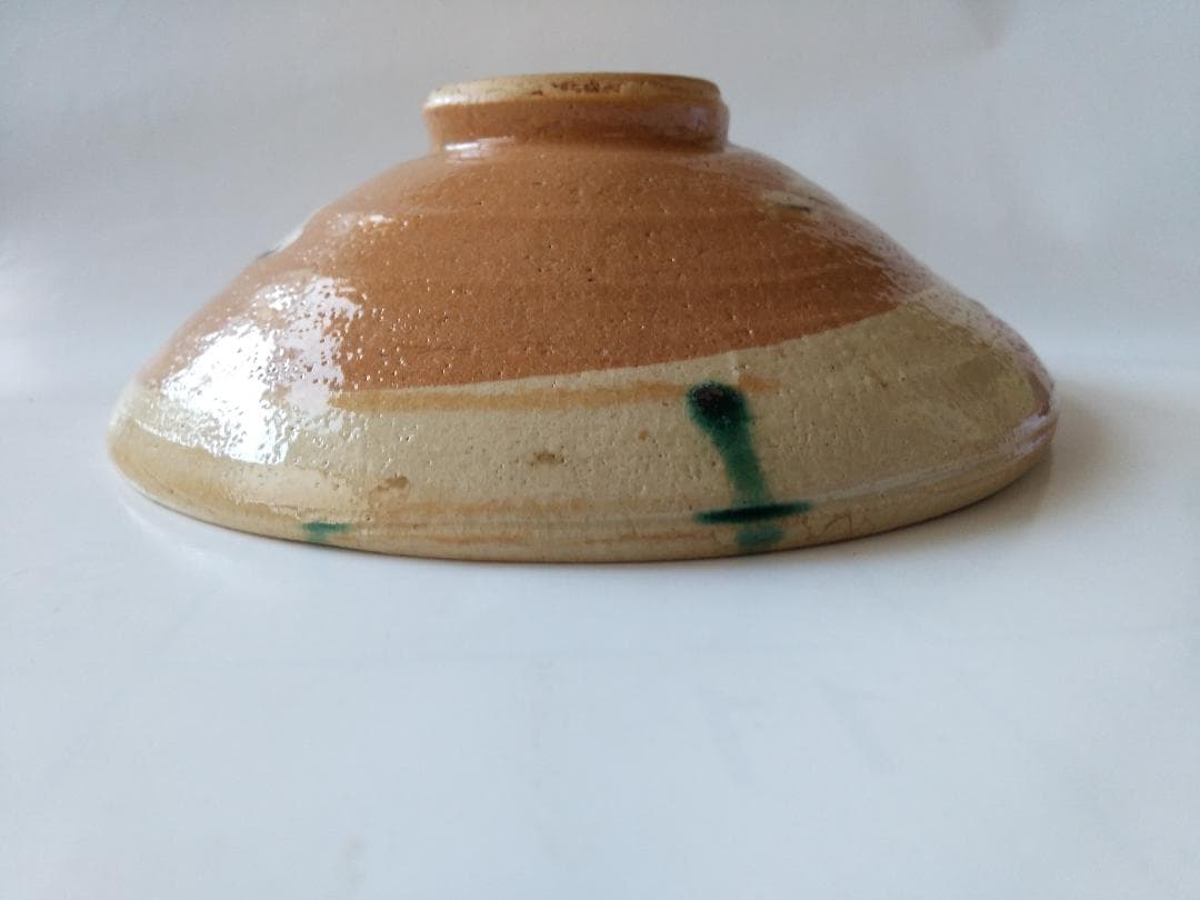 弥七田織部 茶碗 桃山窯 林英仁 作 共箱 栞 茶道具 抹茶碗  新品 未使用