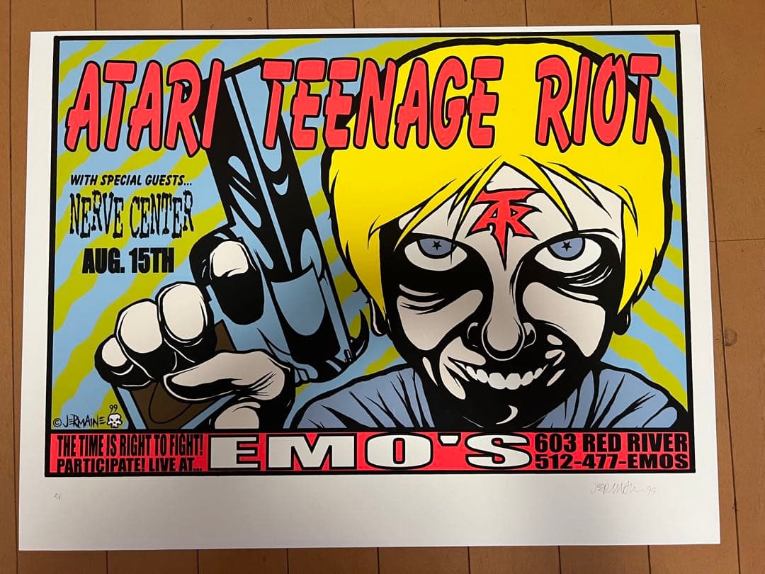 ATARI TEENAGE RIOT ×JERMAINE ROGERSポスター