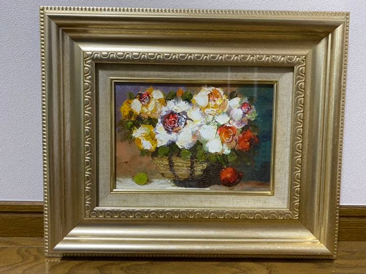 【SALE】横山邦夫　油絵　油彩　象元会会員　絵画　日本画家