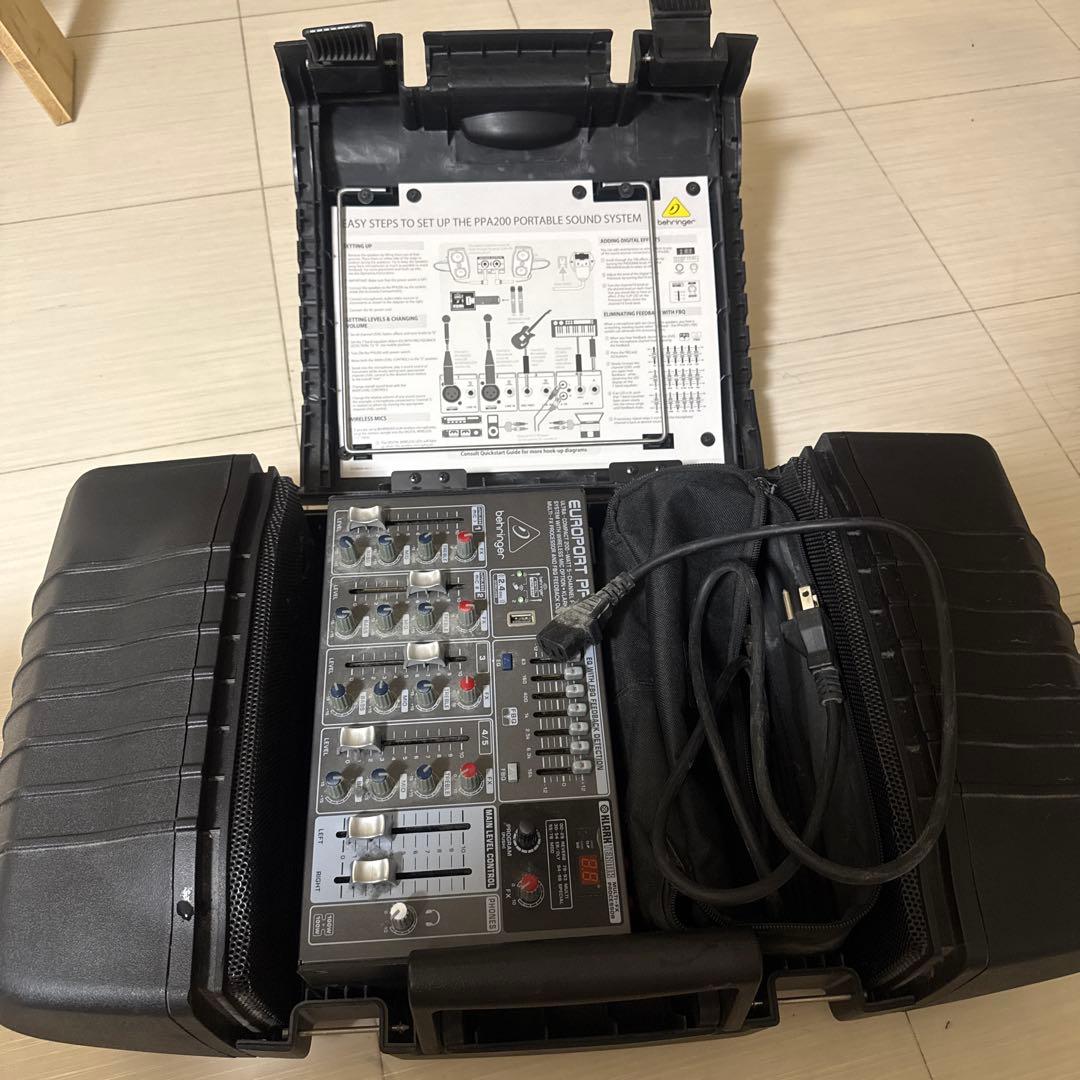 BEHRINGER ベリンガー　PPA200 EUROPORT 動作未確認