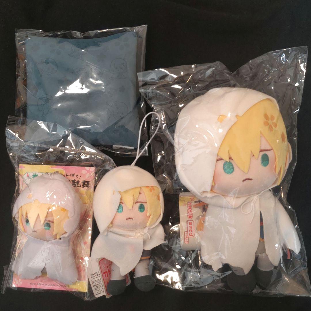 刀剣乱舞 わんぱく！ぬいぐるみ 山姥切国広 座布団付き グッズ プライズ 指の上