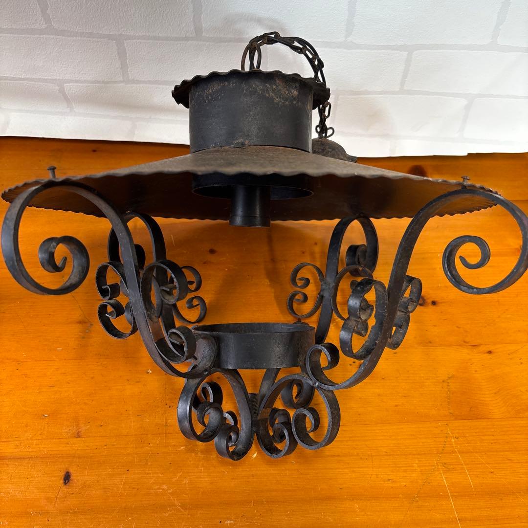 アイアン製　ペンダントライト ヴィンテージ　アンティーク