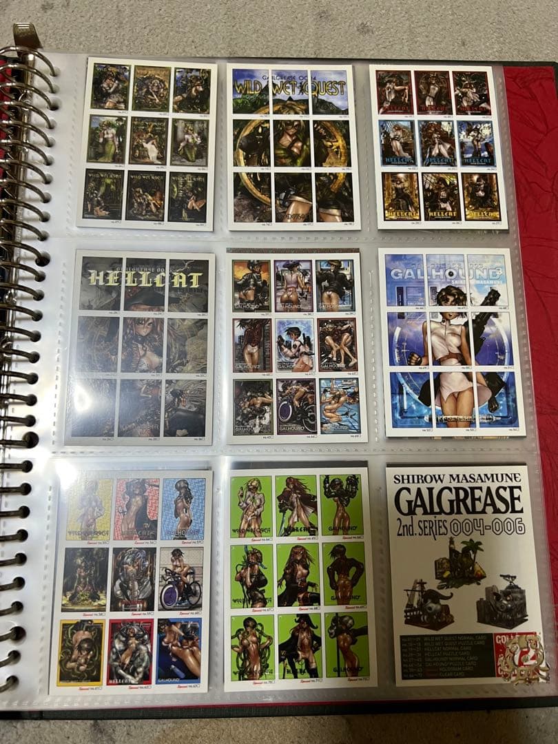 士郎正宗　GALGREASE 2nd マルチパーパスバインダー　フルコンプオマケ