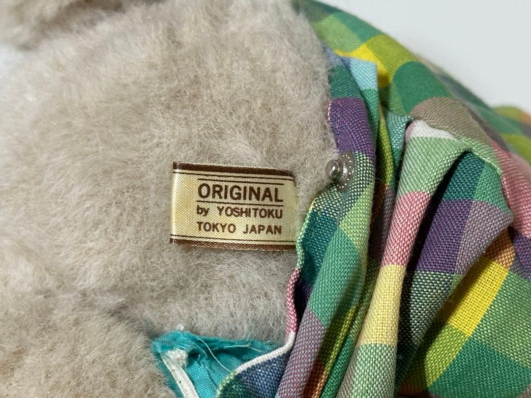 希少！当時物 吉徳 旧タグ うさぎ ぬいぐるみ 昭和レトロ レア！兎 ラビット