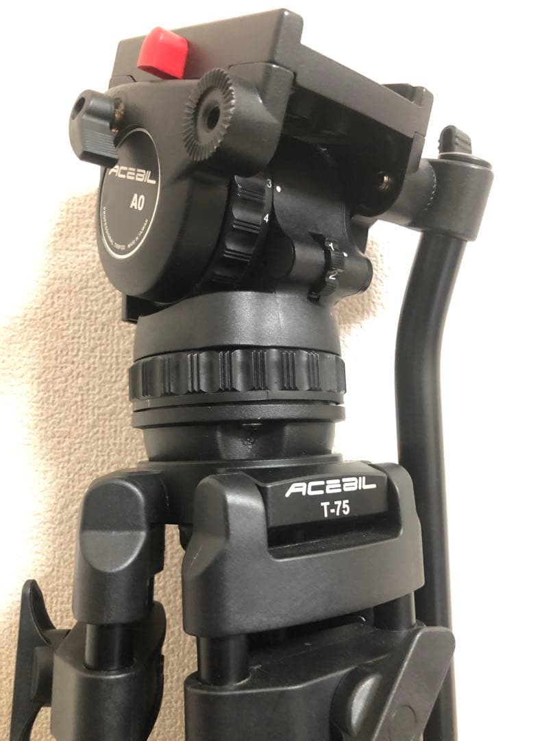 ACEBILエースビル T75　ビデオ三脚　送料無料