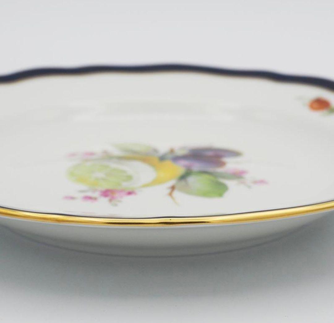 Seiko　マイセン Meissen フルーツ コバルト 金彩