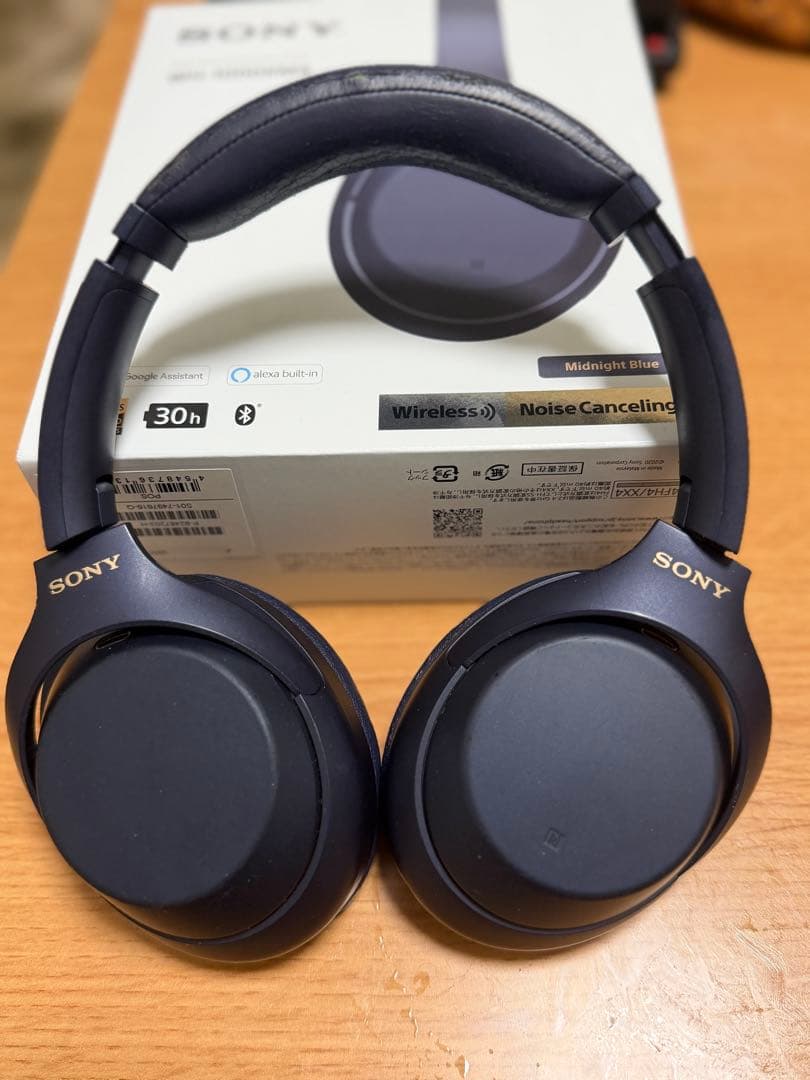 Sony WH-1000XM4 ワイヤレスヘッドフォン ミッドナイトブルー