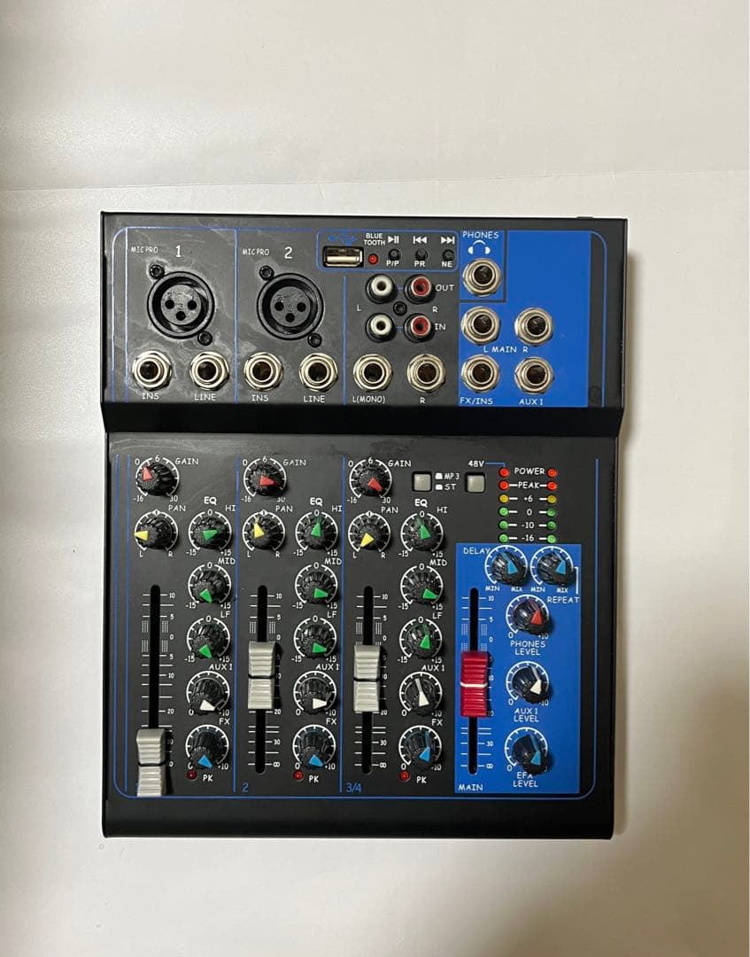 アナログミキサー 4チャンネル USB対応