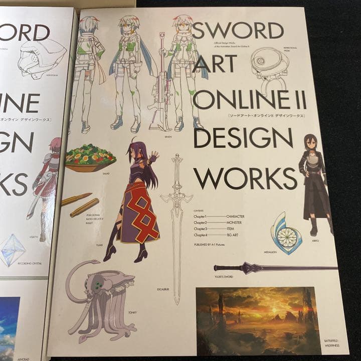 ソードアートオンライン 設定画集 イラスト集セット