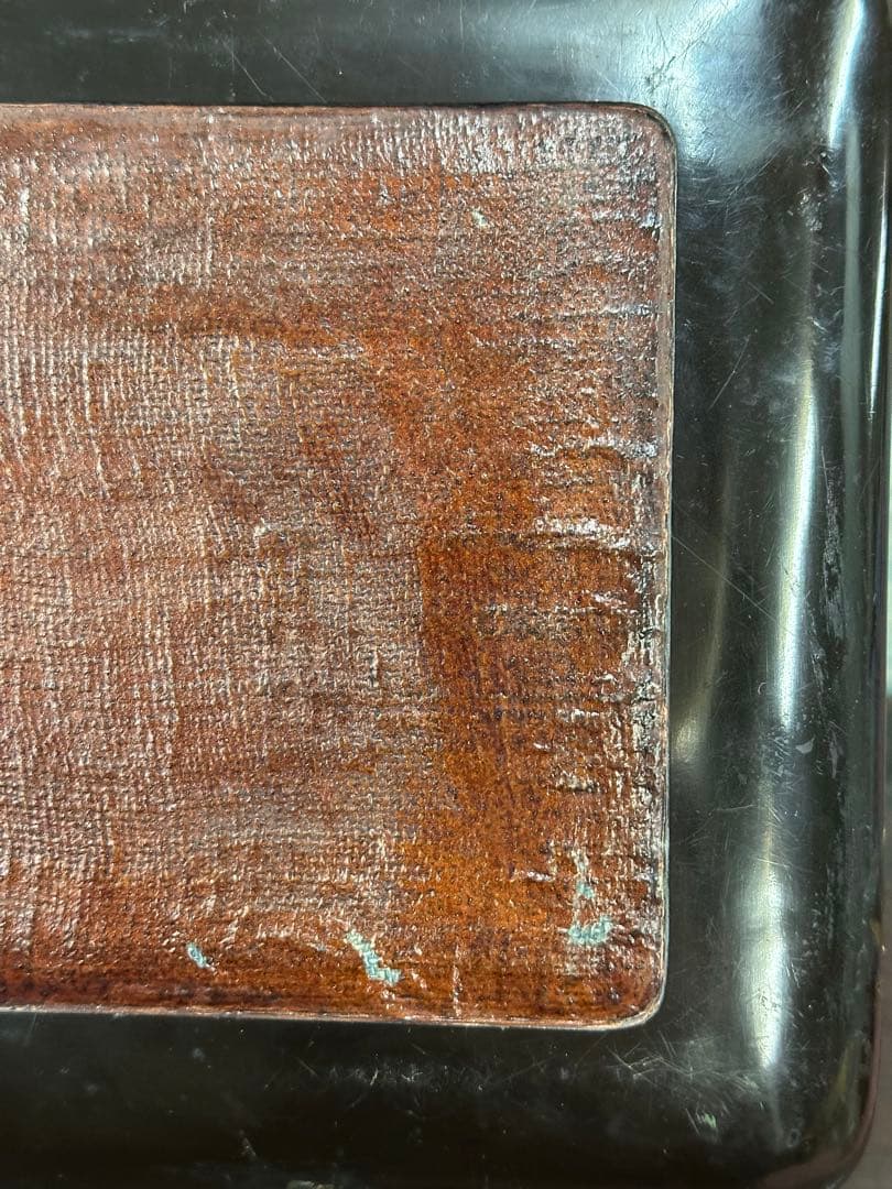 中國宋時代漆盤 古漆器 唐木 中國古美術 唐物 宋時代 東洋雕刻 長 18cm