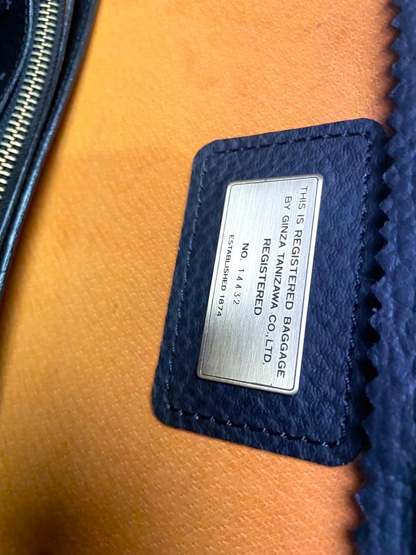 TANIZAWA GINZA 銀座タニザワ ダレスバッグ　本革 ビジネスバッグ
