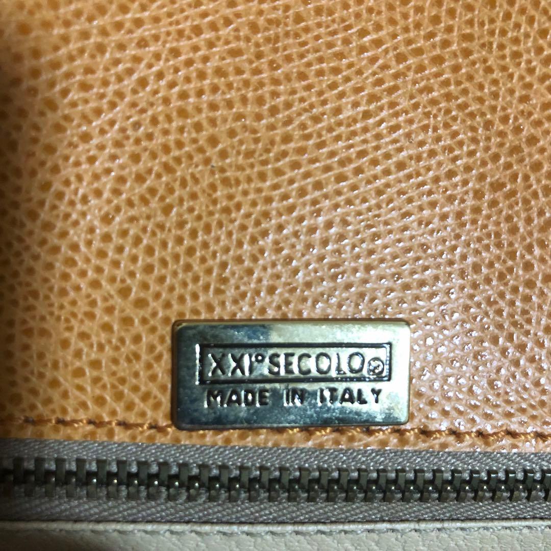 n*7様 イタリア製　ハンドバッグ　レザーバッグ　本革　キャメル　金金具　人気デ