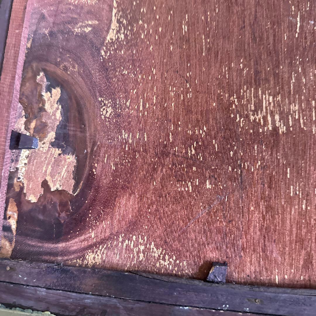 ヴィンテージ　ガラス絵浮世絵 女性の肖像画 木製フレーム付き素敵すぎる‼️