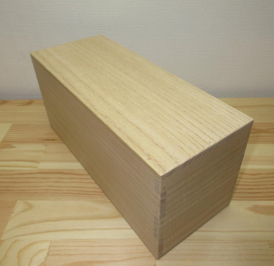 送料込【逢絢亭・新品】茶道具 三ツ入茶通箱 表流好 木地 木製 紙箱入り