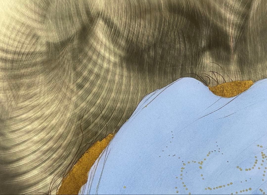 騎神来たりぬ スペシャルメタル 天野喜孝 金箔 真作保証