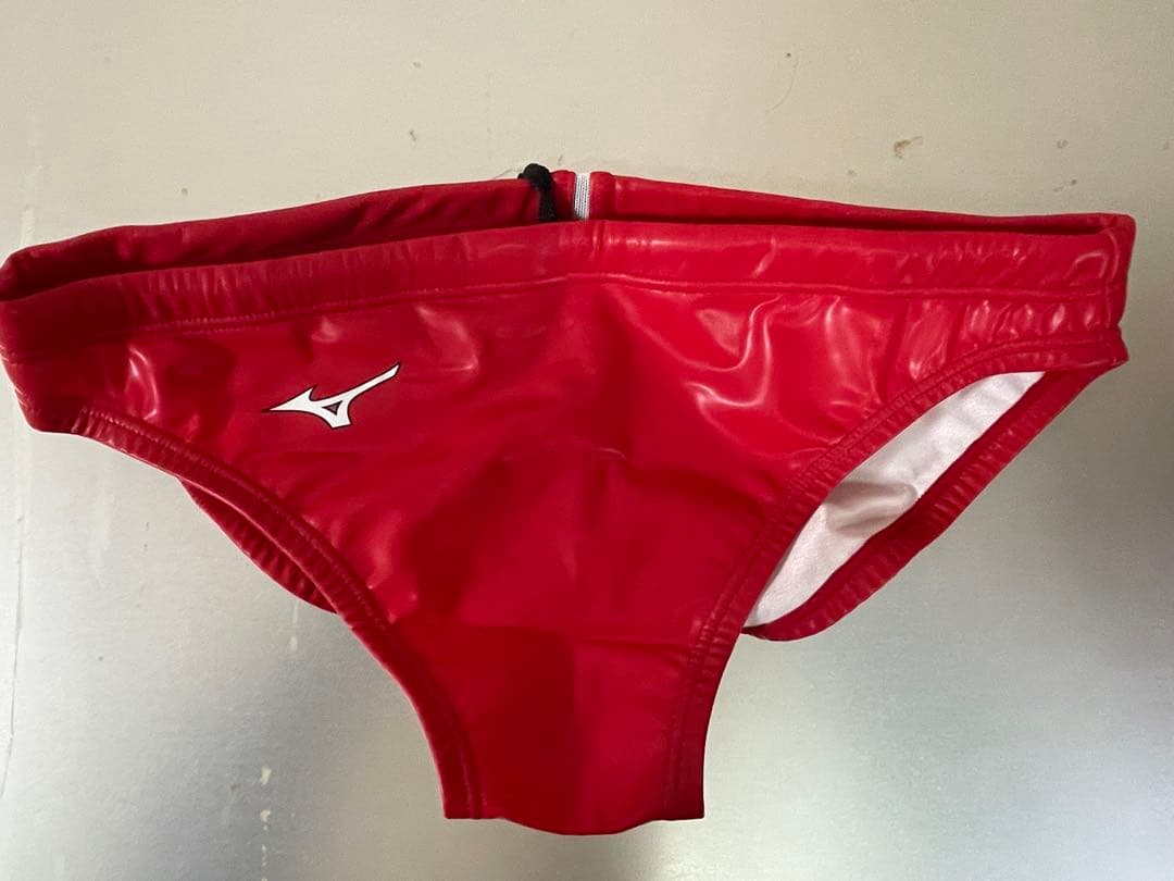Mizuno 競泳水着 レッド Mサイズ 水球ウォーターポロVパンツ