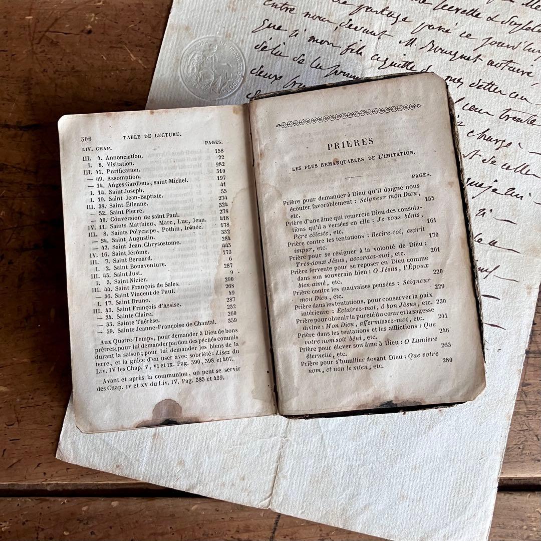 フランス アンティーク 祈祷書 missel 古書