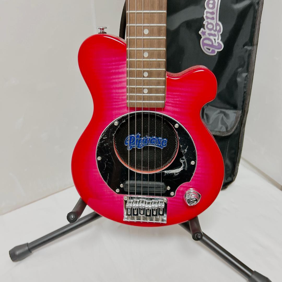 美品 Pignose ピグノーズ PGG-200FM レッド アンプ内蔵ギター