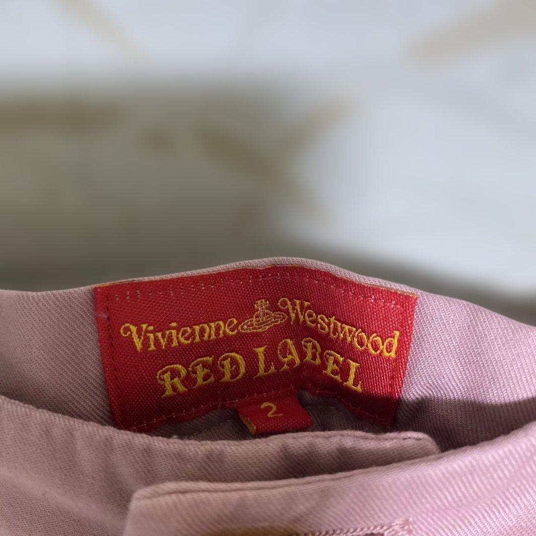 ヴィヴィアンウエストウッド　ピンクエプロン風スカート ボタン付き