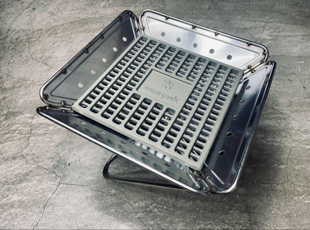 スノーピーク焚き火台M　と　炭床ProM　のセット