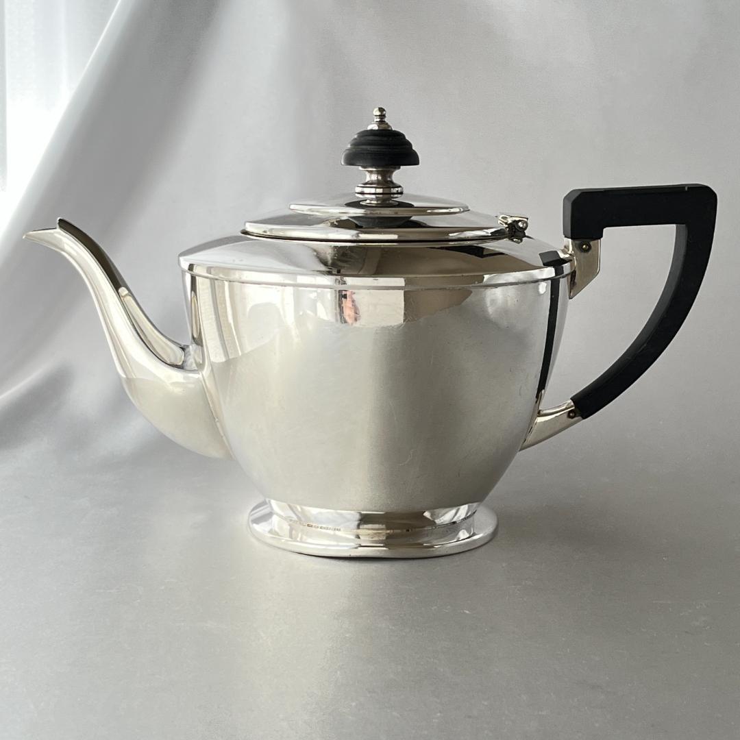 【Mappin & Webb】 アールデコのティーポット マッピンアンドウェッブ