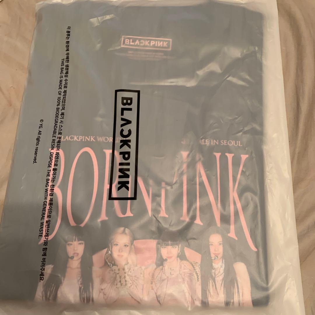 ロゼ着用 会場限定 BLACKPINK ソウルコン シャツMサイズ black